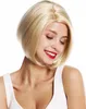 WIG ME UP Perücke kurz Bob Scheitel Goldblond Platinblond Produktbild-Vorschau 1