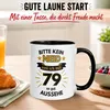 Tasse 79. Geburtstag Mann – „Bitte kein Neid“ – Geschenk Produktbild-Vorschau 3