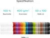 Asciugamano classico 50 x 100 cm ciano, 100% cotone Anteprima dell’immagine prodotto 7