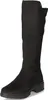 A black knee-high boot is shown against a white background. Voir les images du produit