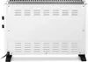 The back view of a white electric heater. Anteprima dell’immagine prodotto