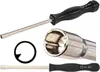 A carburetor adjustment tool with a black handle and a silver shaft, shown with a close-up of the tool head and a circular diagram. Anteprima dell’immagine prodotto