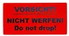50 leuchtend orange Hinweisetiketten Nicht werfen – Produktbild-Vorschau 5