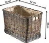 Kobolo koš na dřevo vozík na palivové dřevo s kolečky z Náhled obrázku produktu 7