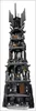 A cross-section view of a detailed Lego model of a dark tower, showing multiple interior levels and rooms. Produktbild-Vorschau