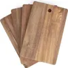 4 taglieri MES152 - Legno di acacia  - 22 x 14 cm - Anteprima dell’immagine prodotto 3