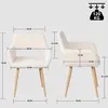 Meubles Cosy : lot de 2 fauteuils de salle à manger de Voir les images du produit 7