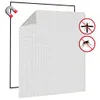 vidaXL Magnet-Insektenschutz für Fenster Weiß 120x140 cm Produktbild-Vorschau 4