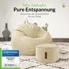 Green Bean® 2er Set Indoor Sitzsack "Home Linen" + Hocker Produktbild-Vorschau 5