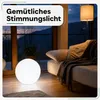 LED Kugelleuchte 40 cm Akku RGB Farbwechsel IP54 – Kabellos Produktbild-Vorschau 6