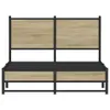 Metallbett ohne Matratze Sonoma-Eiche 120x200 cm Produktbild-Vorschau 4