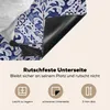 KitchenYeah© Herdabdeckplatte Schwan - Kunst - Delfter Blau Produktbild-Vorschau 5