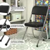 Klappstuhl 1er Set Lounge-Sessel mit Polster Besuchersstuhl Produktbild-Vorschau 5