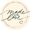 48x hochwertige Etiketten "Made with Love" rund hohe Produktbild-Vorschau 1