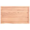 Waschtischplatte Hellbraun 100x60x(2-4) cm Massivholz Produktbild-Vorschau 4