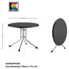 KETTLER Boulevard Kettalux Klapptisch 70 cm Produktbild-Vorschau 9