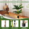 UISEBRT 120cm Palmier artificiel Plante artificielle Voir les images du produit 5