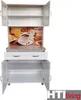 Küchenbuffet Blanca Weiß mit Schublade und Regalfächern Produktbild-Vorschau 2