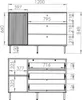 Kommode Sophie mit 3 Schubladen, 120x84,8x40 cm (BxHxT) Produktbild-Vorschau 9
