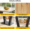 okwish Table à manger extensible rectangulaire avec Voir les images du produit 5