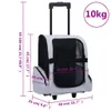 vidaXL Trolley per animali domestici 3 in 1 pieghevole Anteprima dell’immagine prodotto 9