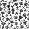 MuchoWow® Mauspad Mousepad Muster - Fußball - Pokal - Produktbild-Vorschau 1