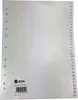 HETZEL Kunststoff Register Zahlen A4 1-31 PP grau Produktbild-Vorschau 1