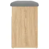 vidaXL Schuhbank Sonoma-Eiche 62x32x50 cm Holzwerkstoff Produktbild-Vorschau 7