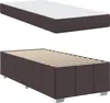 vidaXL Struttura letto con materasso marrone scuro 100 x Anteprima dell’immagine prodotto 5