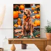 Oh Art! – Malen nach Zahlen Set Hund – 40x50cm, mit Produktbild-Vorschau 3