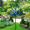 Drehbares Garten Windspiel, Metall Windrad, 3D Spinner, Produktbild-Vorschau 4