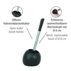 WENKO WC Garnitur POLARIS schwarz Keramik Toiletten Bürsten Produktbild-Vorschau 2