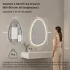S'AFIELINA specchio da bagno con illuminazione 50×85 cm Anteprima dell’immagine prodotto 3