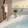 Mucola Badewannenarmatur 3 Loch Armatur Bad Wannenarmatur Produktbild-Vorschau 4