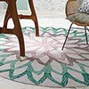 Teppich Mandala – Runde Vintage Boho Teppich, 120 cm – Produktbild-Vorschau 3