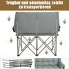 Doppel-Campingstuhl · Klapp-Outdoor-Loveseat · 6 cm dickes Produktbild-Vorschau 2