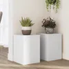 vidaXL Support pour plantes 2 pcs. Blanc 25x25x35 cm Bois Voir les images du produit 2