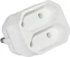 Goobay 51000 Steckdosenadapter auf 2-fach Euro-Buchse, Produktbild-Vorschau 1