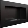 A black bioethanol fireplace insert with a sleek, modern design. Náhled obrázku produktu