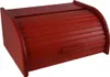 Cassetta del pane in legno rosso 31x26x16cm - Polacco Anteprima dell’immagine prodotto 2