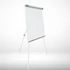 A white flipchart on a white tripod stand against a white background. Produktbild-Vorschau