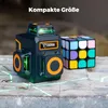 A CIGMAN laser level and a Rubik's cube are placed on a textured surface, with green laser lines projected from the laser level. Anteprima dell’immagine prodotto
