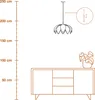 Decor Rattan Lotus Lampa wisząca 480 E27 brązowy Podgląd zdjęcia produktu 8