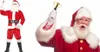 Two images of Santa Claus, one full body and one close-up, both ringing a bell. Náhled obrázku produktu
