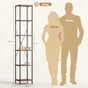 HOMCOM Bücherregal 2er-Set Regal mit 6 Ebenen Standregal Produktbild-Vorschau 3