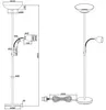 GERRY lampada da terra oro RL R40063108 Anteprima dell’immagine prodotto 15
