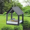 Esschert Design Futterhaus hängend anthrazit/ weiß; FB407; Produktbild-Vorschau 7