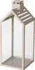 Laterne - 14 x 35 cm - Beige - Metall - Glas - Produktbild-Vorschau 1