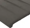 vidaXL Kopfteil mit Ohren Dunkelgrau 103x23x118/128 cm Samt Produktbild-Vorschau 5