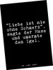 Mr. & Mrs. Panda Grußkarte "Liebe ist nie ohne... - Schwarz Produktbild-Vorschau 1